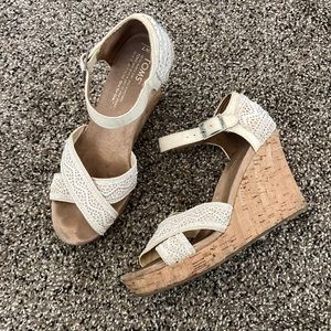 TOMS Sienna Wedge Heels